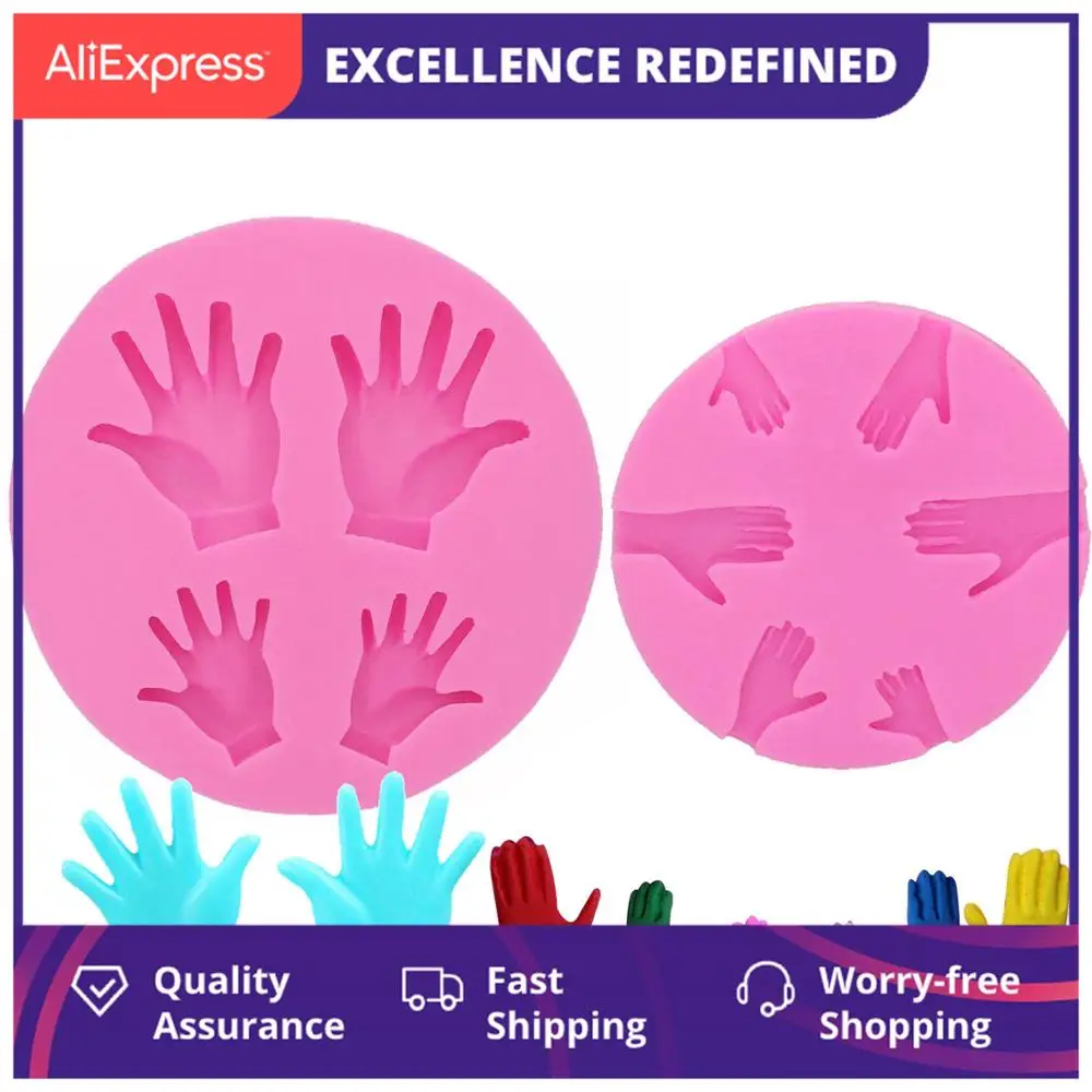 Детская ручная 3d силиконовая форма инструменты для украшения тортов молдинг