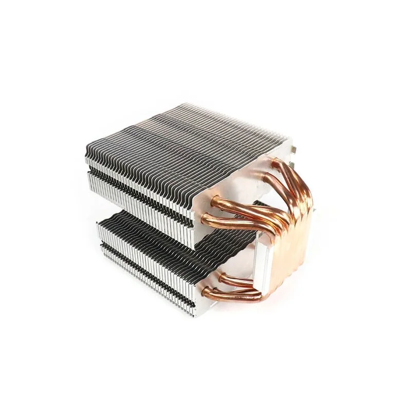 6 Copper Pipe Double Tower RGB Cpu Radiator Cooler 90MM 3Pin Fan 775 1150 1155 1366 1356 AM3 AM4 X79 2011 PC Heat Sink 2011-V3