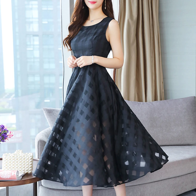 Женское облегающее платье из органзы элегантное пляжное белое с высокой талией и