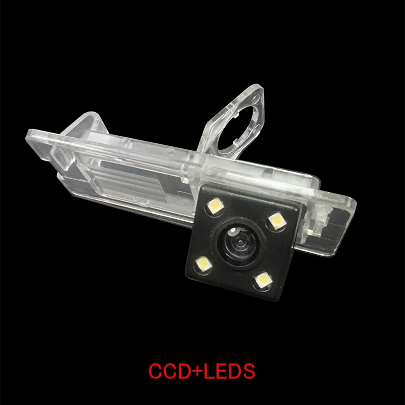 WT CCD with LEDS CCD HD камера заднего вида для Renault Latitude scenic 2 Лагуна 2 3 Fluence Duster Megane Nissan Terrano Dynamic Tracks - Название цвета: WT CCD with LEDS