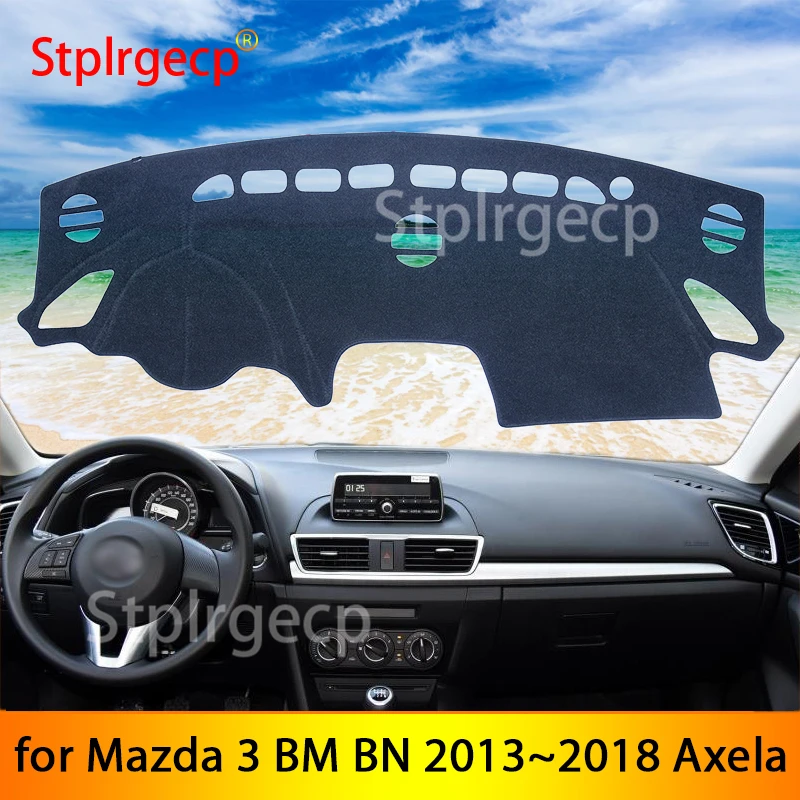 

Нескользящий коврик для Mazda 3 BM BN 2013 ~ 2018 Axela, накладка на приборную панель, Солнцезащитный коврик, автомобильные аксессуары Mazda3 2015 2016 2017