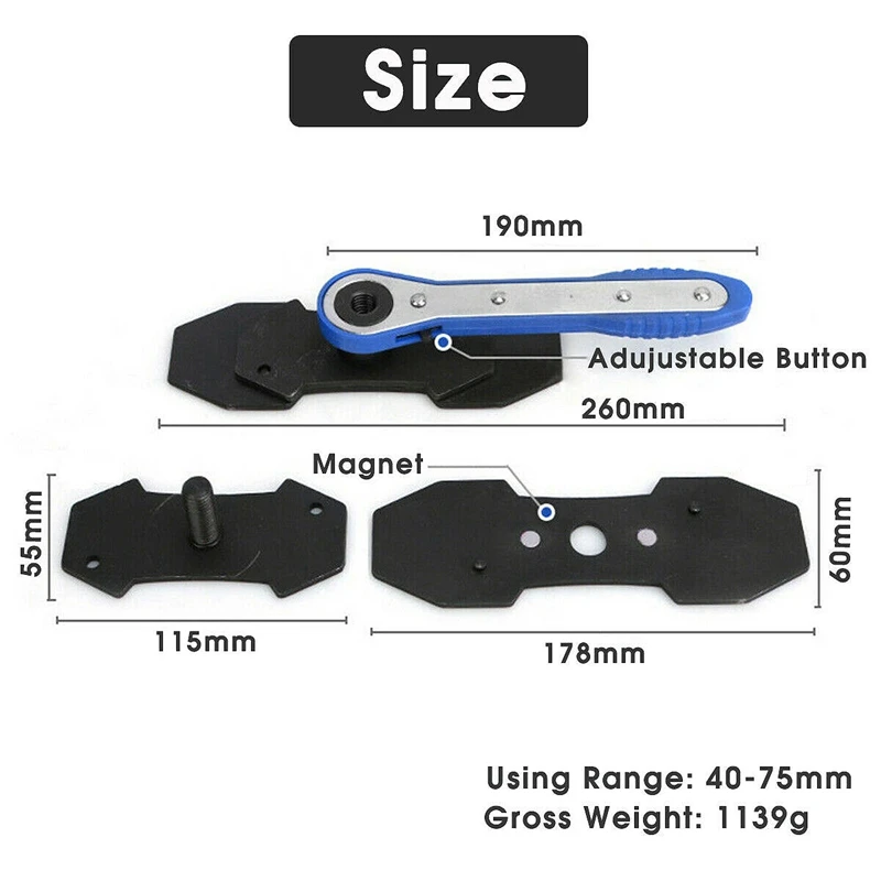 Автомобильный храповик тормозной поршневой разбрасыватель гаечных ключей