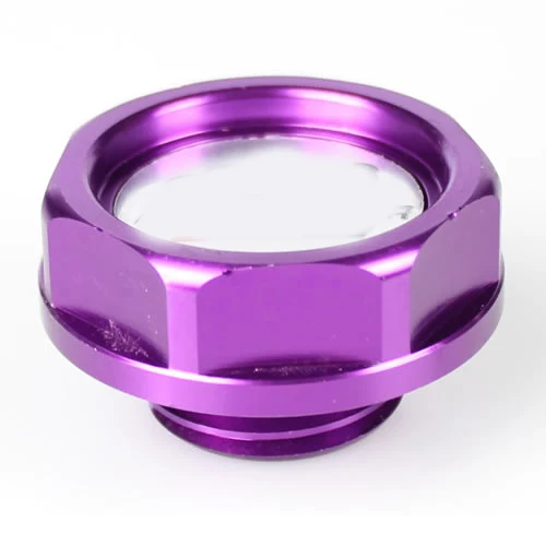 Purple Гоночный масляный колпачок масляный топливный фильтр гоночный бак двигателя крышка для HONDA B серии - Цвет: Purple