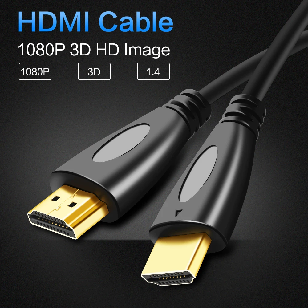 SlimHDMI compatibleCable 0 5 HDMI кабель 1 м 2 3 8 10 15 20 позолоченные сплиттер UHD V1.4 HD 1080P 3D 4K для ЖК
