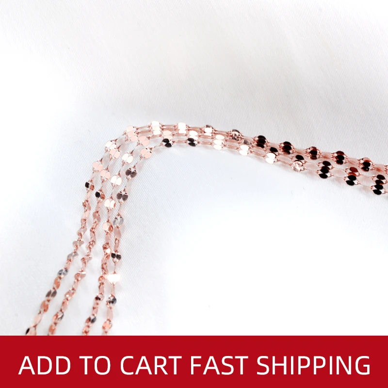 Женское Ожерелье из 18 каратного золота с подвеской в виде плитки|Ожерелья| |