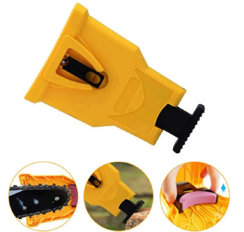 Точилка для зубцов цепной пилы портативная прочная легкая мощная остроконечная