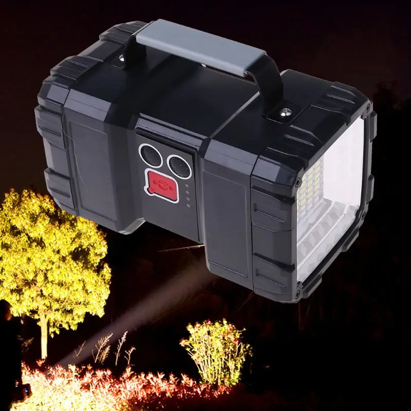 

Double Head Flashlight Searchlight USB Rechargeable Portable Outdoor Emergency L