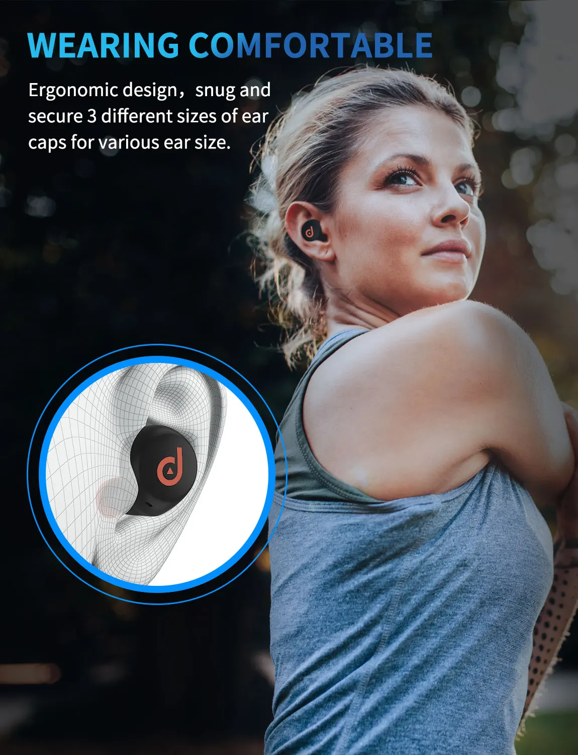 TWS Bluetooth V5.0 aptx Авто сопряжение сенсорное управление наушники истинные беспроводные стерео с наушниками зарядный чехол