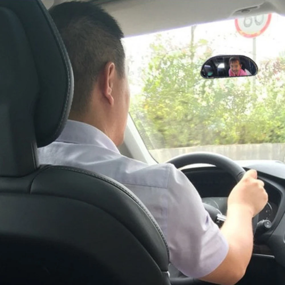 2 в 1 Мини безопасное автомобильное заднее сиденье зеркало для наблюдением за