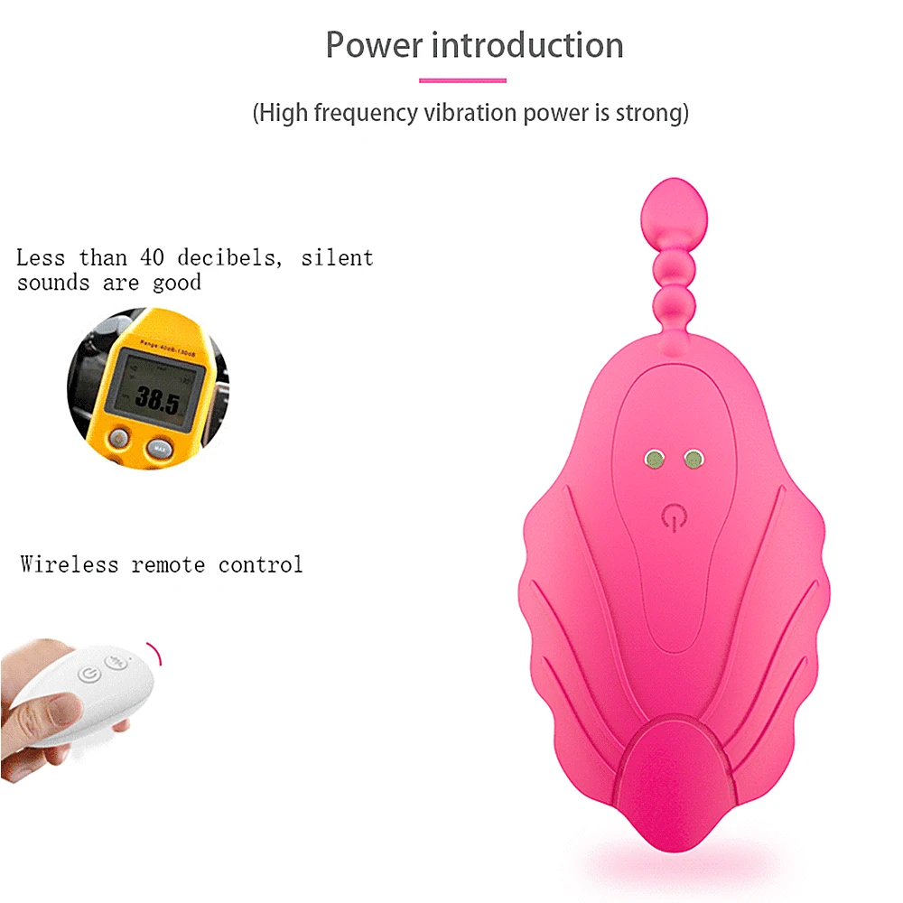 Вибратор-бабочка с пультом дистанционного управления для стимуляции Вагины и