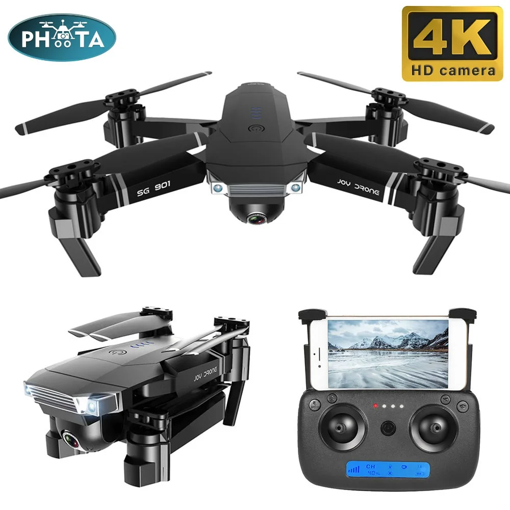 Дрон SG901 с двойной камерой 4K 2019 P HD 50x зум FPV Wi Fi|Квадрокоптеры камерами| |