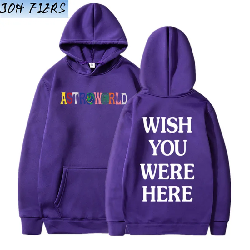Новые толстовки с капюшоном с надписью «TRAVIS SCOTT ASTROWORLD WISH YOU WAS HERE», модная толстовка с капюшоном с надписью «ASTROWORLD», уличная одежда для мужчин и женщин, пуловер, толстовка
