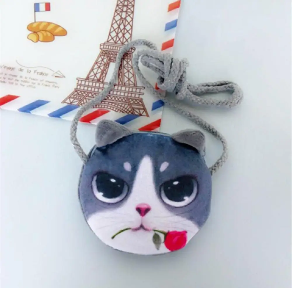 Новинка 2019 модная детская сумка Pudcoco креативный тканевый Кошелек для монет с 3D