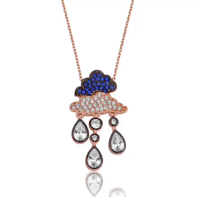 

Silverlina Silver Rain Cloud Necklace