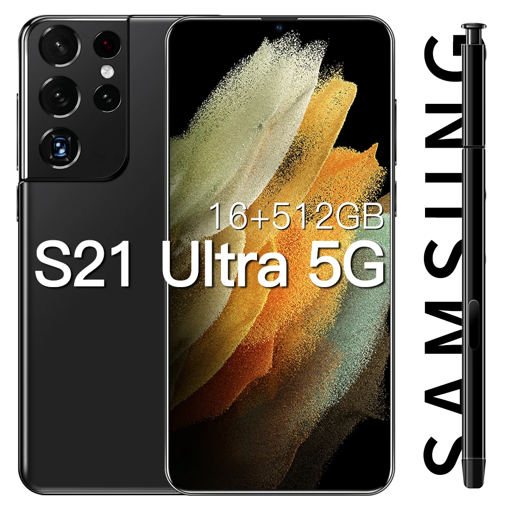 

Galay S21+Ultra Smartphone 7.2 HDinch 12GB+512GB 5800mAh Global Version 4G/5G Android10.0 Mobile phone Celulares Cellphone Gift