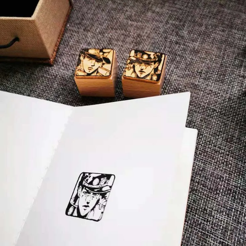 6 стилей косплей Джоджо невероятные приключения реквизит деревянная печать| |