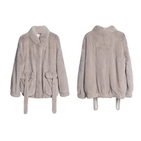 2020 new imported mink coat female young fashion short fur mink whole mink velvet coat stand collar