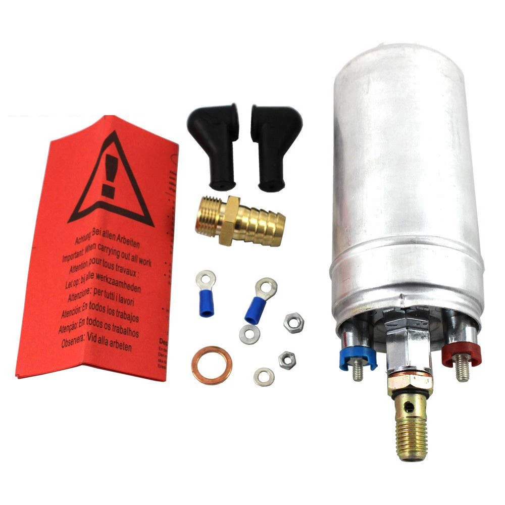 External Inline Fuel Pump Universal Replacement for 0580254044 Bosch 044 300LPH Inline high pressure Fuel Pump For Replace BOSCH