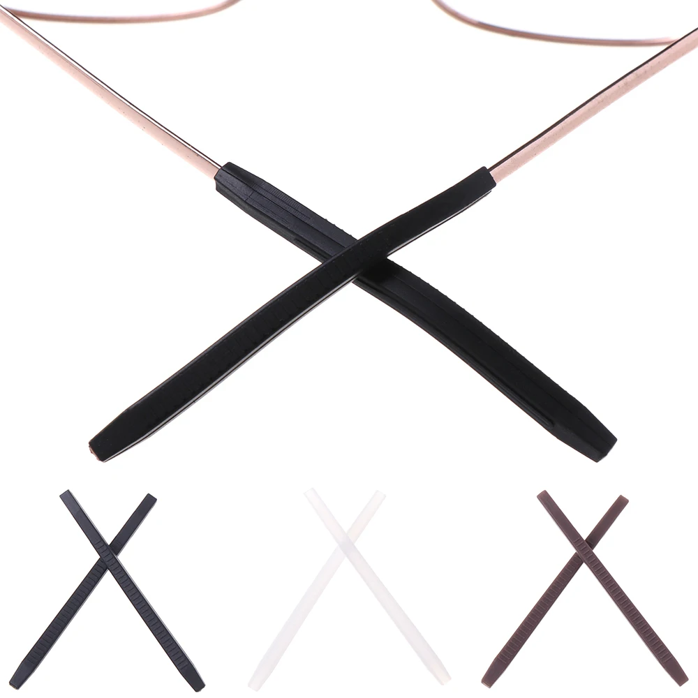 Набор из 5 пар Противоскользящих дужек для очков силиконовый наконечник