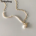 Ожерелье из натурального пресноводного жемчуга в стиле барокко
