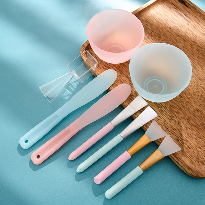 4 типа DIY чаша для приготовления маски лица макияж красота домашняя силиконовая