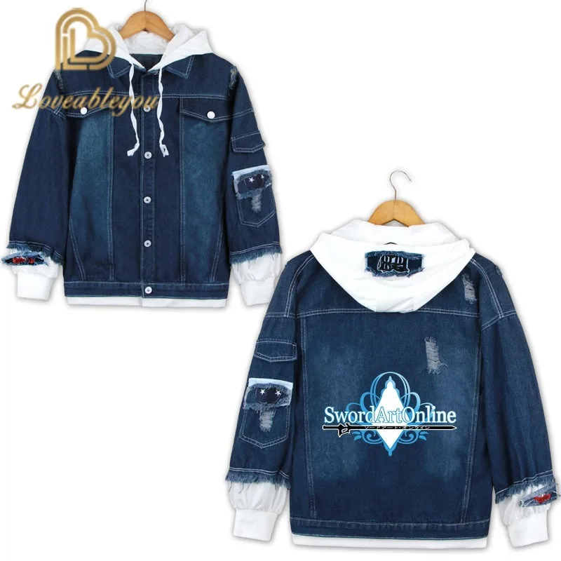 Мужская и женская куртка с капюшоном осенне-зимняя повседневная 3D принтом аниме