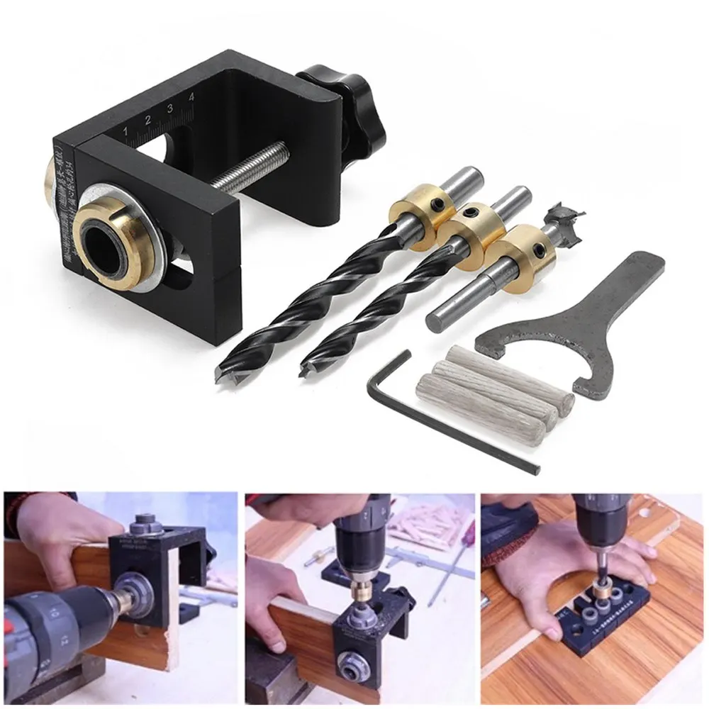 3 в 1 Набор для деревообработки с зажимом позиционирования Регулируемый