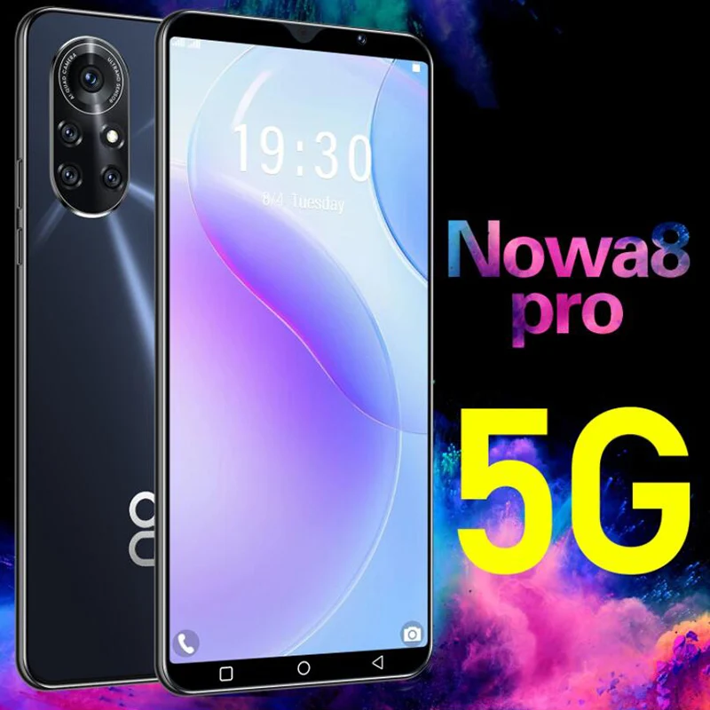 

Hot NOVA 8 Pro 6.0 Inch 8+128GB Global Version 10 Core Fingerprint Face ID 16+32MP Camera Dual SIM+Micro SD Mobilephone Celular