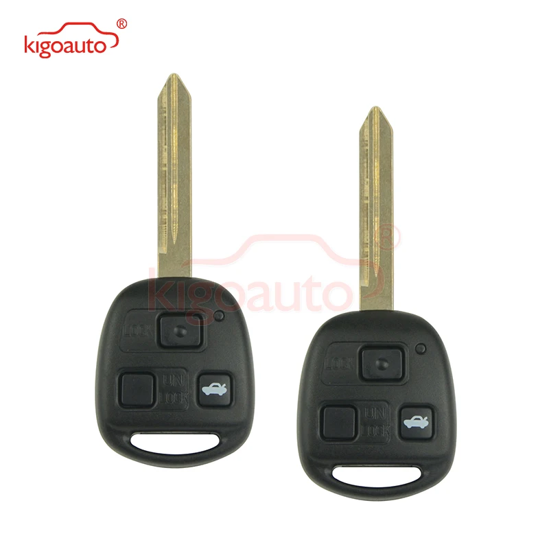 Denso (не Valeo) Kigoauto 2 шт. дистанционный ключ 3 кнопки TOY47 434 МГц 4D70 для Toyota Avensis 2004 2005 2006