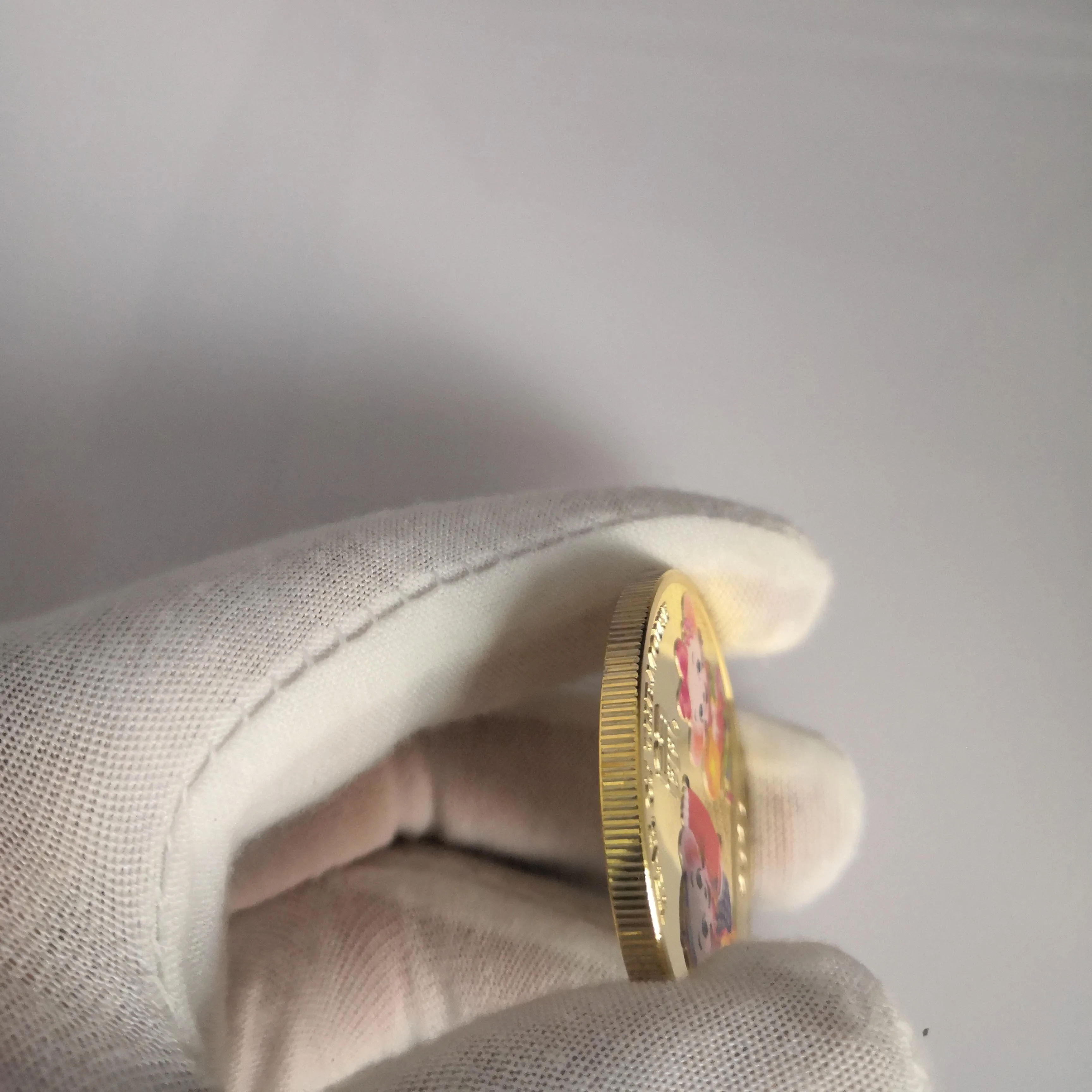 2020 год мыши красочная Золотая монета 1 унция Элизабет крыса памятные монеты 40*3 мм