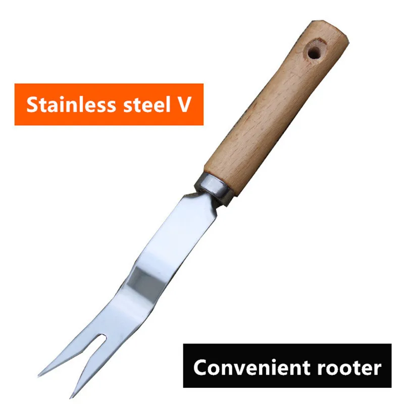 Садовая Вилочная головка экстрактор патио сад удаление сорняков обрезная лопата