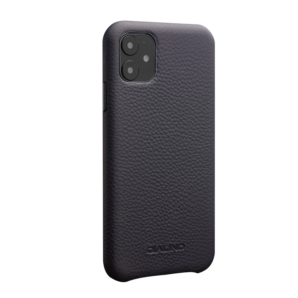 QIALINO, деловой чехол из натуральной кожи для iPhone 11 Pro Max, модная Роскошная ультратонкая Задняя сумка для iPhone 11 Pro - Цвет: Blue