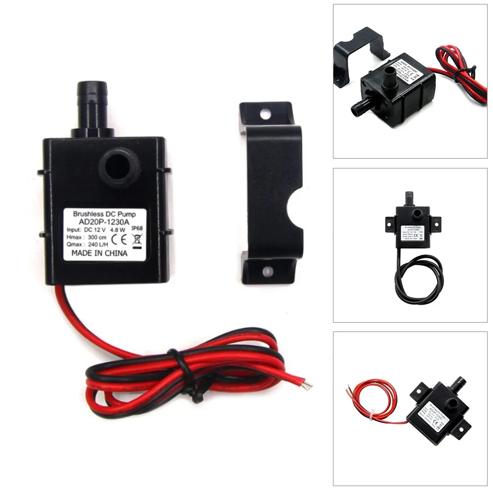 

Practical Quality Mini DC Pump Water Cooled Pump Waterproof Without Noise 1Pcs