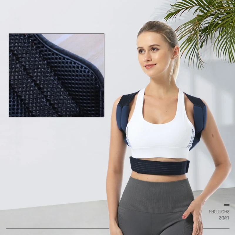 

Posture Corrector Shoulder Back Support Pain Reliever Spine Straightener Adjustable Humpback Orthopedic Brace Back Support #
