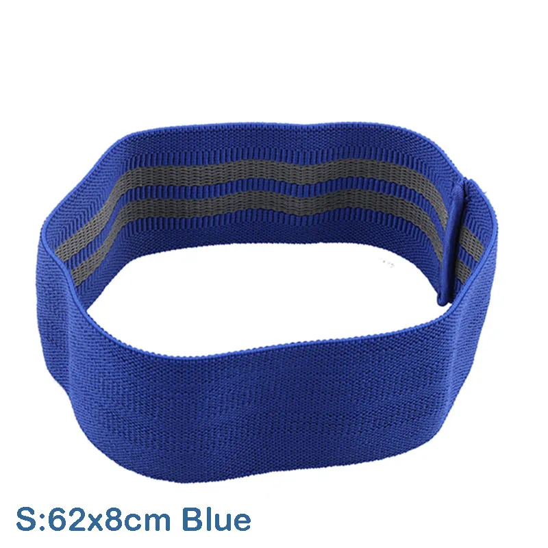 S Blue Противоскользящие хлопковые набедренные Эспандеры для упражнений для йоги, растяжки, тренировок, фитнеса, тренировок - Цвет: S Blue
