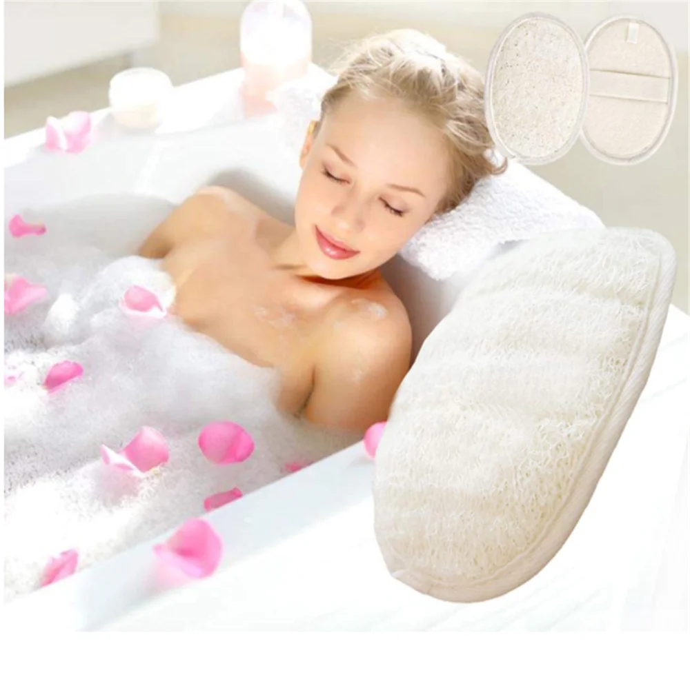 Новинка 2019 натуральная губка для ванны и душа скребок из натуральной люфы Luffa Loofa