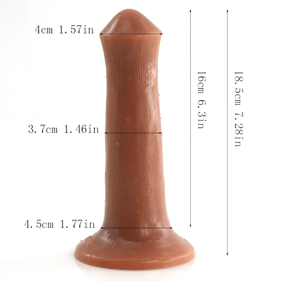 FAAK Pleurotus eryngii дизайн Анальная пробка с присоской двойной слой силиконовый мягкий