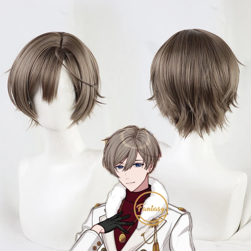 

Rustica Promise of Wizard Wig Heat Resistant Synthetic Cosplay Short Brown Hair Halloween Party + Free Wig Cap