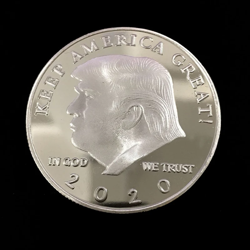 Новый Трамп президент искусство коллекция монет подарок 2020 золотые памятные