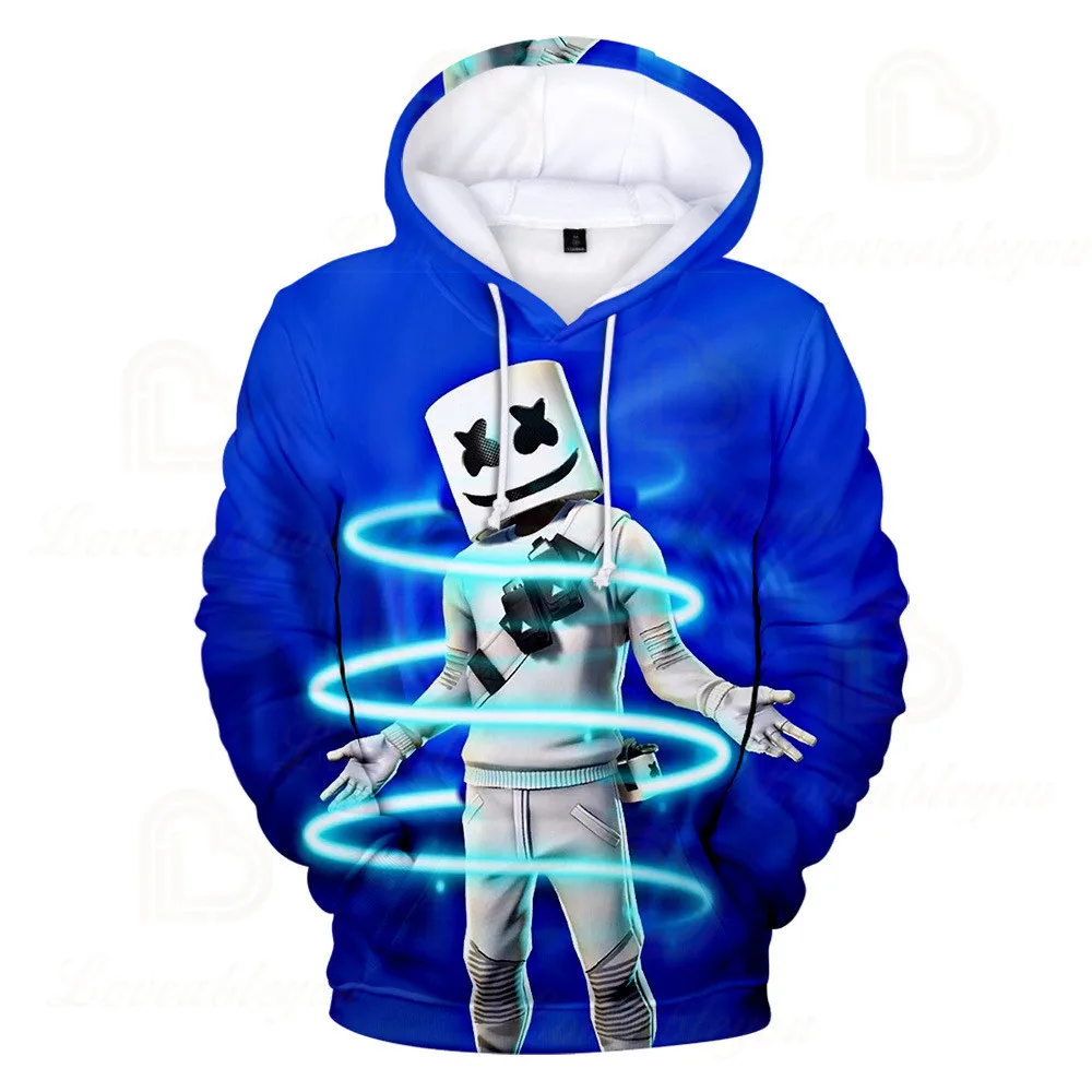 

Hot Sales Cotton Men Sweatshirts Candy Band Baida DJ 3D Digital Printing Hoodies Men Kids Fashion Streetwear Full Color Hoodies