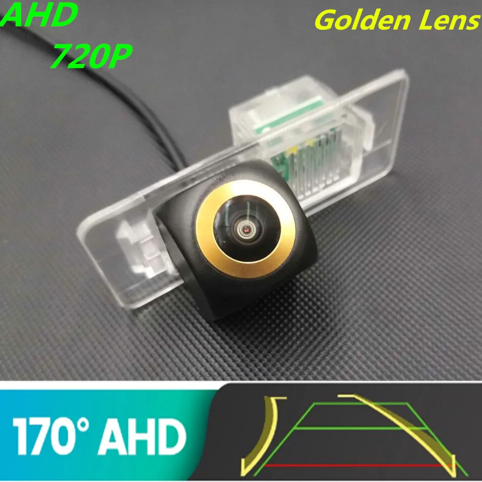 

AHD 720P Golden Lens Trajectory Car Rear View Camera For BMW E38 E39 E46 E60 E61 E65 E66 E90 E91 E92 X3 X4 X5 X6 2014-2016