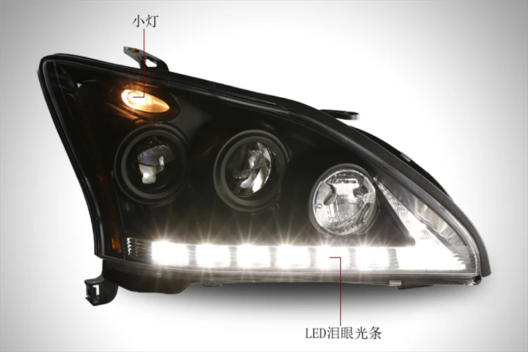 АКД Автомобиль Стайлинг фара для Lexus RX350 фары 2004-2009 RX330 светодиодный фонарь RX300 светодиодный DRL Hid Bi Xenon авто аксессуары