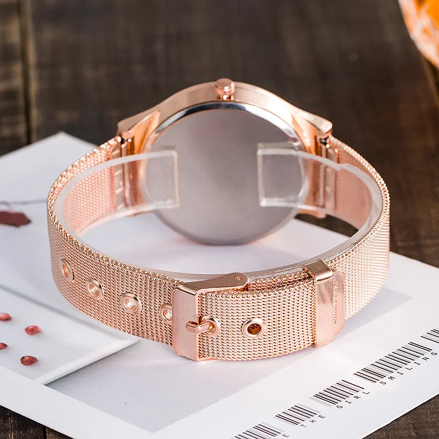 Часы женские кварцевые из нержавеющей стали аналоговые однотонные | Наручные