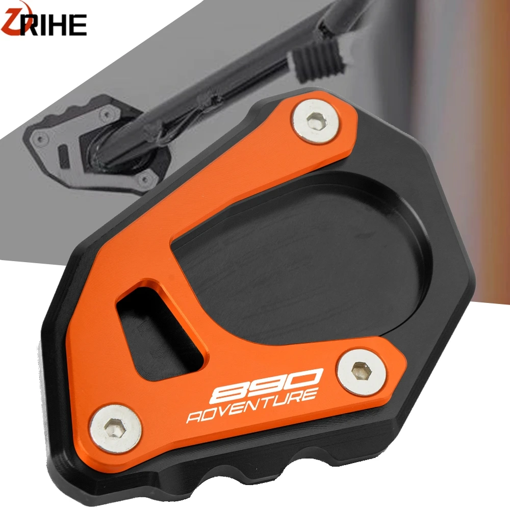 

890Adventure/R 2020-2021 Motorcycle Side Stand Enlarge 790 Adventure ADV R S 2019 2020 2021 Kickstand Foot Pad Support Extension