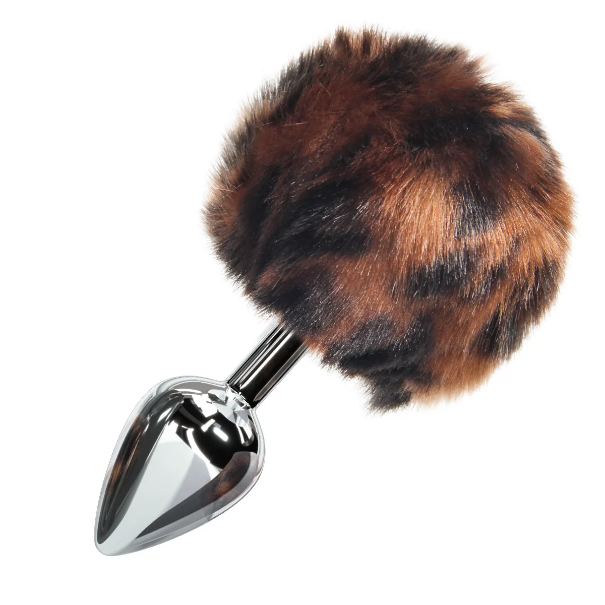 Цвет леопардовая расцветка в горошек с меховыми помпонами хвост для заднего