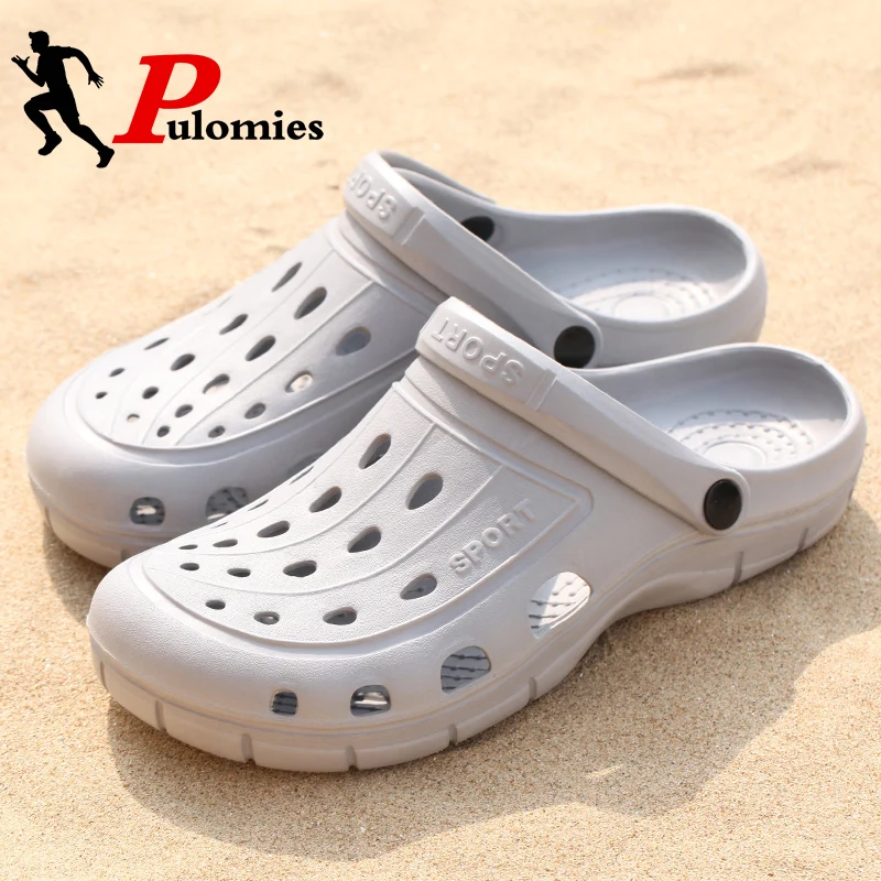 Сандалии мужские/женские быстросохнущие массажные шлепанцы для улицы сада пляжа