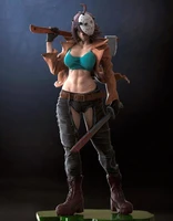 124 75mm 118 100mm resin model female warrior figure unpainted no color rw 666