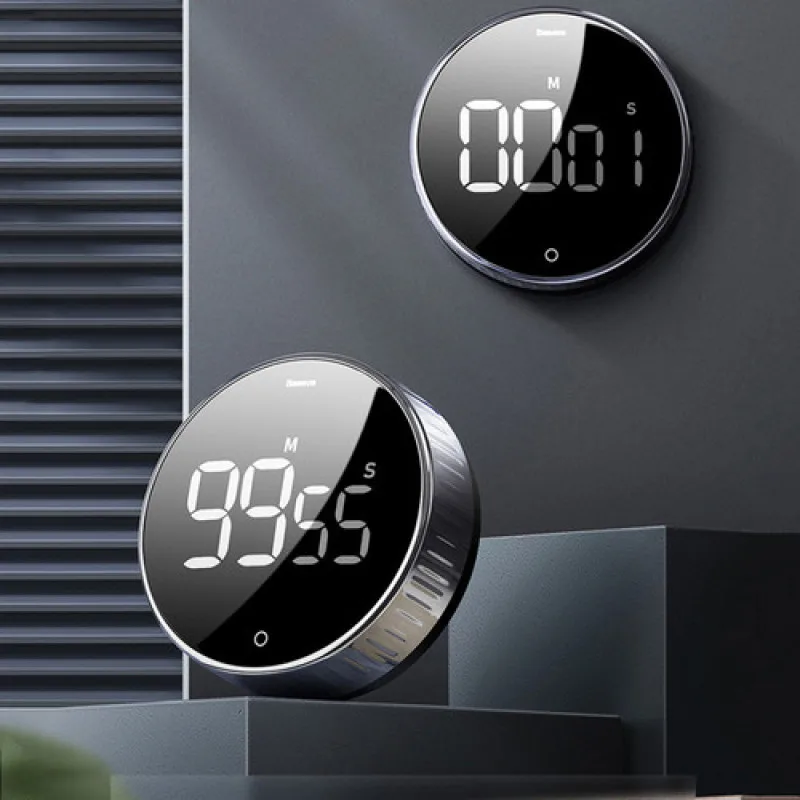 

Magnetic Digital Timers Manual Countdown Kitchen Timer Countdown Alarm Clock Mechanical Cooking Timer Alarm Counter Clock