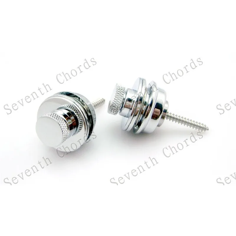 2 шт./лот хромированные фиксирующие штифты с плоской головкой для гитары и бас