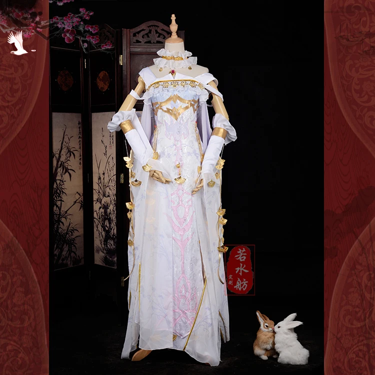 

Game Jian Wang 3 Qi Xiu Cosplay Costume Ru Feng Style Red Blue White Dress Halloween Christmas Costumes For Women